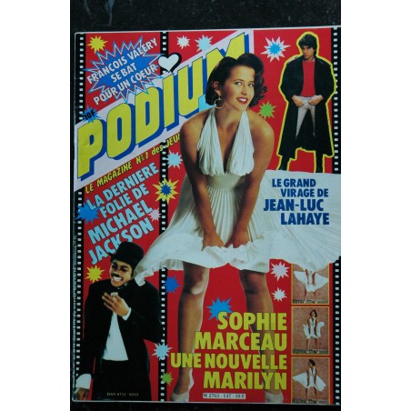 PODIUM HIT 131  Janvier 1983  Complet Johnny Belmondo Monroe Bardot