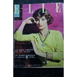 ELLE   613  23 septembre 1957  Le style Elle - styliser sa robe noire - Martha Dodd-Stern -  128 pages FASHION VINTAGE