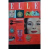 ELLE   623   2 décembre 1957  Fourreau broché or Torrente - Michèle Morgan 5 p. - Ingrid Bergman - 132 pages FASHION VINTAGE