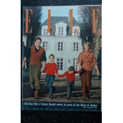 ELLE   684  2 février 1959  Dany Robin Georges Marchal Cover + 22 p. - Vicki Baum - 76 pages FASHION VINTAGE