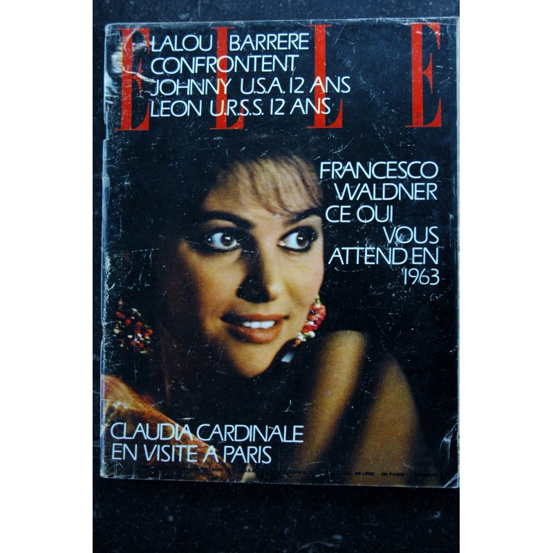 ELLE   88   7 déc.1962 - Claudia Cardinale en Saint-Laurent & Nina Ricci - Francesco Waldner - 216 pages FASHION VINTAGE