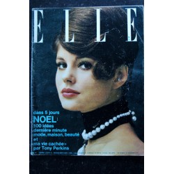 ELLE   887  21 déc.1962 - mèche casquette et rouflaquette - Georges Brassens  - 186 pages FASHION VINTAGE