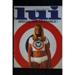 LUI 077 1970 JUIN COVER MARIE FRANCE BOYER NUDE INTERVIEW ROGER PEYREFITTE CLAUDE LELOUCHE CHARME PIN-UP ASLAN