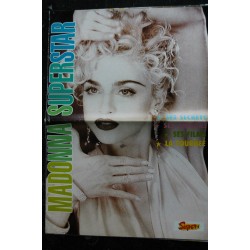 SUPERSTAR MADONNA - 6 Posters + 2 Maxi - Ses secrets ses amours ses films la tournée