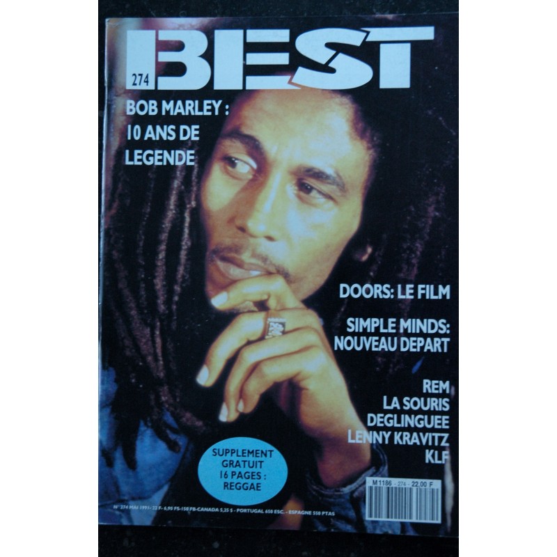 BEST 271 février 1991 STING Led Zeppelin Jimmy Page Killing Joke ZZ Top