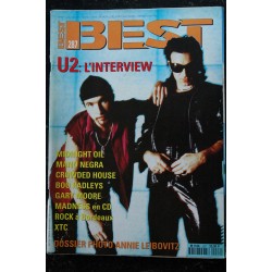 BEST 287 juin 1992  U2 - Midnight Oil Mano Negra Crowded House Boo Radleys Gary Moore Madness XTC