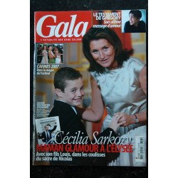 GALA 728  Grégory Lemarchal 3 p. - Cecilia Sarkozy à l'Elysée - Cannes 2007