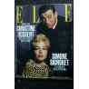 ELLE 2075  14 octobre 1985  Simone Signoret Cover + 16 p. - Christine Ockrent Philippe Noiret - 196 p. Fashion Vintage
