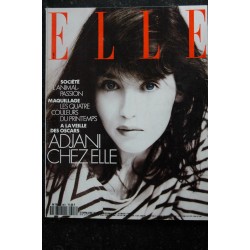 ELLE 2307  26 mars 1990  ADJANI Cover + 6 p. - Truman Capote - Zabou Bohringer - 180 p. Fashion Vintage