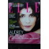 ELLE 2934  25 mars 2002  Audrey Tautou cover + 6 pages -  Jean louis Murat - Marcel Desailly - 302 pages