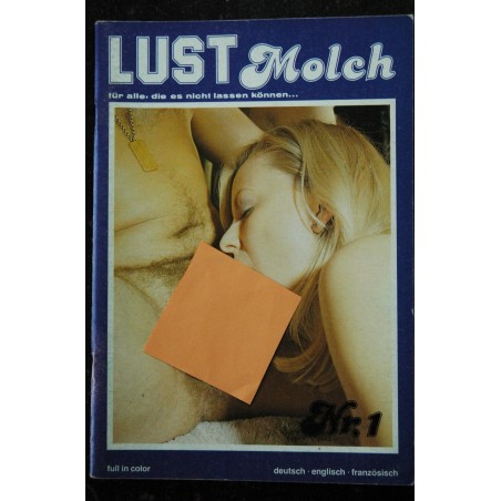 LUST Molch 1 * 1978 *  Interlove Verlag - Vintage EROTIC   Revue Roman Photo Adultes