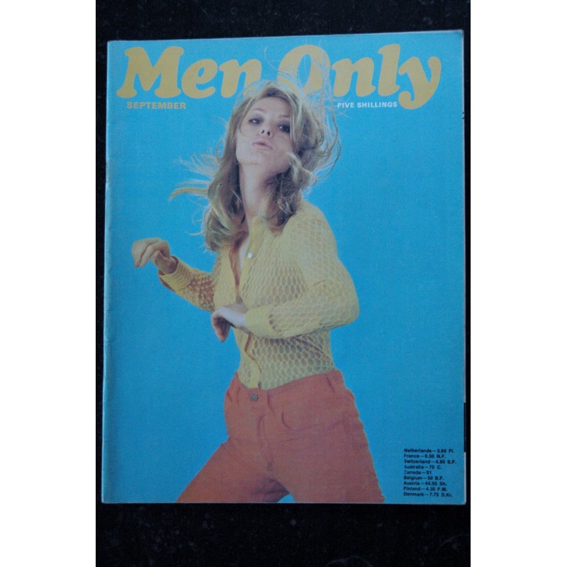 MEN ONLY 1970 09  - TRES RARE VINTAGE  - Dominique Sanda - Therese Gilmour - Juliet Bruneau