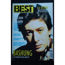 BEST 309  mai 1994  BASHUNG  La Techno Malcom McLaren Deneuve Hardy Amina