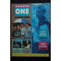 NUMBER ONE issue 224 -  3 oct. 1987 Living in a box - LL Cool J - Five Star - Mandy Smith - Jellybean Benitez