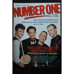 NUMBER ONE issue 283 -  16 nov. 1988  WET WET WET - Salt'N'Pepa - Madonna - Yazz - INXS