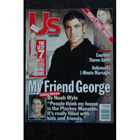 US Weekly 310 - 2001 01 22 - Georges Clooney Cover + 8 p. - Thomas Gibson - 82 pages US Weekly 310 - 2001 01 22 - Georges Clooney Cover + 8 p. - Thomas Gibson - 82 pages