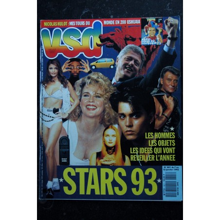 VSD  801 Stars 93 - Nicola Hulot 5 ans d'Ushuaïa - les magnets - 1993 01