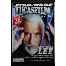LUCASFILM Magazine n° 25  Magazine Officiel de STAR WARS -  Plus de 20 photos d'épisode II - Christopher LEE