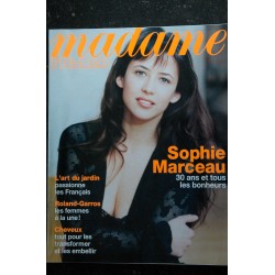 MADAME FIGARO 16420  Sophie Marceau Cover + 6 p. - Isabelle Poulenard - Calvin Klein - Rolland Garros - 116 p - 1997 05 31