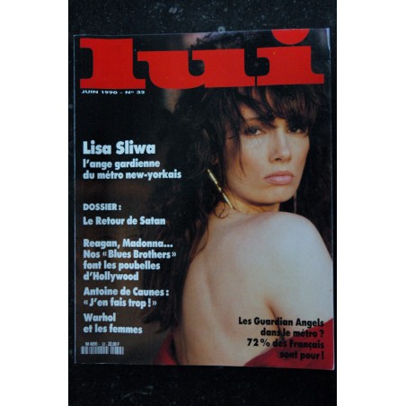 LUI 032 N° 32 WARHOL TOP MODEL LISA SLIWA SUSAN ANDREA PAR GILLES TOLEDANO BRUNO BISANG