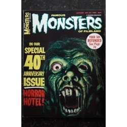 Famous MONSTERS  n° 40  in our special 40th anniversary issue HORROR HOTEL  - august 1966