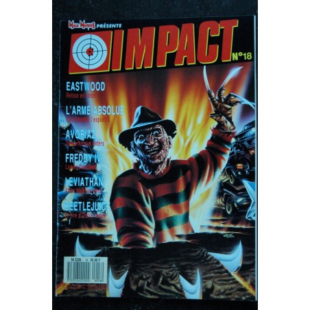 MAD MOVIES présente IMPACT n° 17 * 1988 * RAMBO III L'OURS FREDDY IV MOONWALKER ROGER RABITT