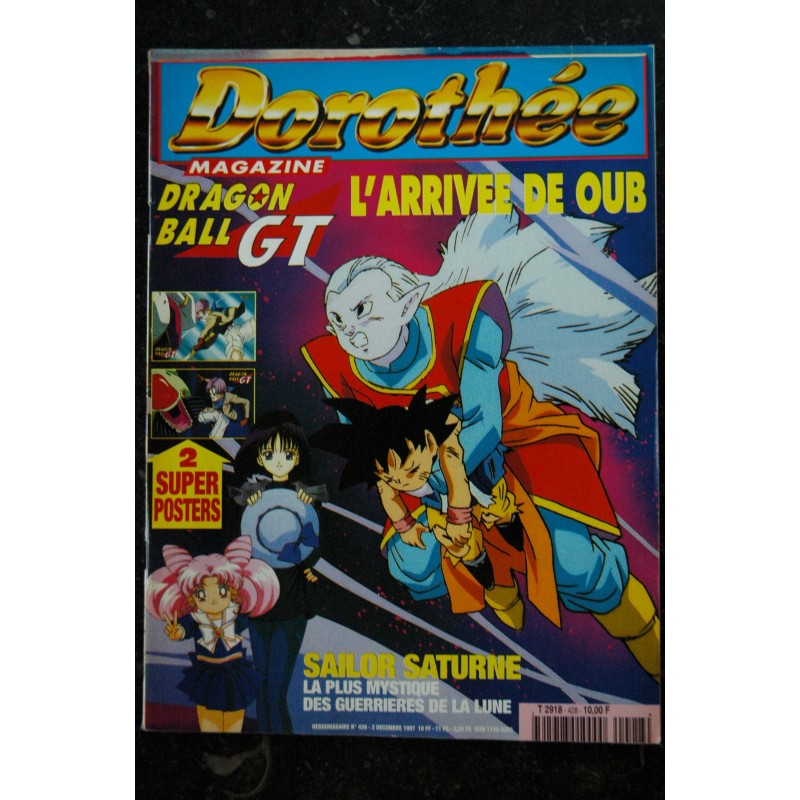 Dorothée Magazine 428 - Dragon Ball GT L'arrivée de OUB - Sailor SATURNE  - Pas de Poster  - 2 déc. 1997