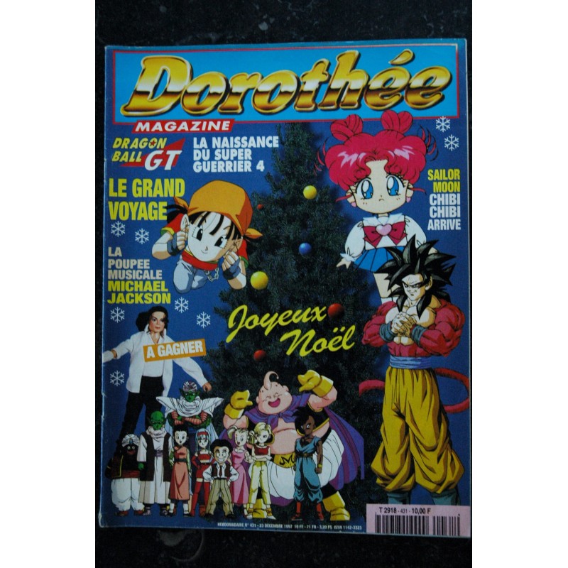 Dorothée Magazine 431 - Super guerrier 4 Le grand Voyage - Sailor Moon Chibi Chibi Arrive - Posters  - 23 déc. 1997