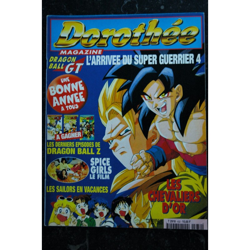 Dorothée Magazine 432 - Dragon Ball GT Super guerrier 4 - Spice Girls - Les sailors en vacances - Posters  - 30 déc. 1997
