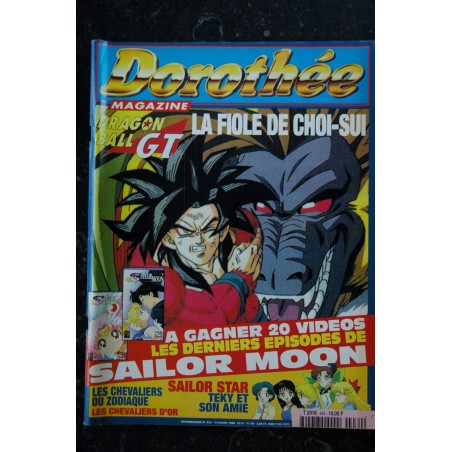 Dorothée Magazine 434 - Dragon Ball GT La fiole de CHOI-SUI - Teky et son amie - Pas de Poster - 13 janv. 1998 Dorothée Magazine 434 - Dragon Ball GT La fiole de CHOI-SUI - Teky et son amie - Pas de Poster - 13 janv. 1998