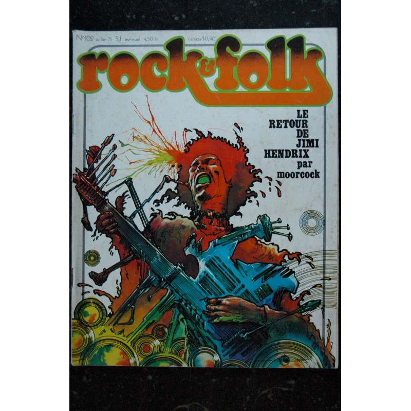 ROCK & FOLK 113 JUIN 1976 COVER MICK JAGGER SPECIAL ROLLING STONES