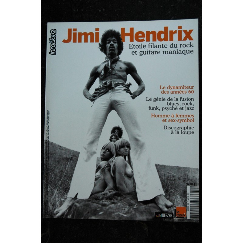 LES INROCKS 2  n°  33  -  Jimi HENDRIX - Etoile filante du rock et guitare maniaque - 100 p. - 2010 04