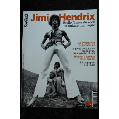 LES INROCKS 2  n°  33  -  Jimi HENDRIX - Etoile filante du rock et guitare maniaque - 100 p. - 2010 04