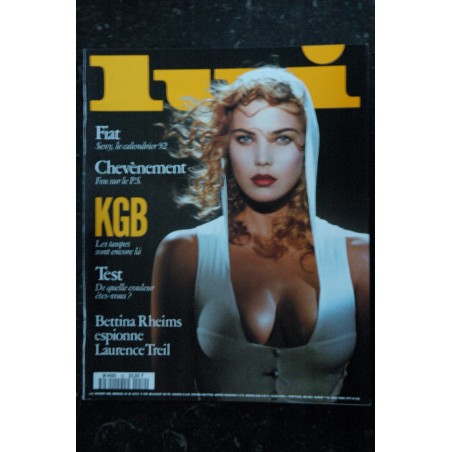 LUI 052 FEVRIER 1992 BETTINA RHEIMS LAURENCE TREIL NUE IRVING PENN JUMINER+ CALENDRIER FIAT 92