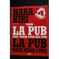 HARA KIRI    LA PUB - Cavanna - 1960-1985- Editions Hoëbeke - 192 pages - 2009 10