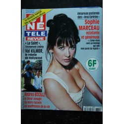 CINE TELE REVUE 1997 06 19 n° 25 Sophie Marveau Cover + 5 p. - Obispo - Annie Cordy - Andréa Bocelli
