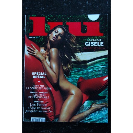 LUI 008 N° 8 SPECIAL BRESIL GISELE MERT MARCUS GIRLS NUDES GLAMOUR OLIVIER ZAHM EROTIC