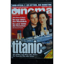 Europa's grootste filmzeitschrift CINEMA 236 TITANIC - Comedian Harmonists - Spiceworld-der Film - 200 p. - 1998 01