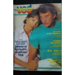 VSD 260 SEPTEMBRE1982 COVER JOHNNY HALLYDAY LE PERE NOËL EST UNE ORDURE VERONIQUE GENEST