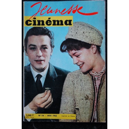 Jeunesse Cinéma  54  R Schneider A Delon S Vartan B Bardot M Le Royer C Deneuve T Perkins Y Montand C Rich E Presley  - 1962 05