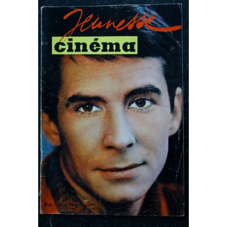 Jeunesse Cinéma  56  Anthony Perkins Paul Newman Paul Anka Jean Maris F Sinatra D Martin S Davis S Frey Jeanne Moreau  - 1962 07