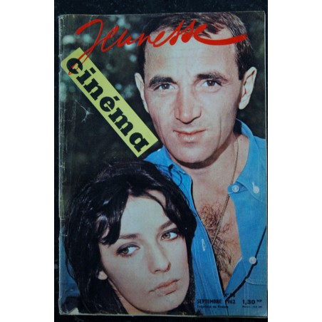 Jeunesse Cinéma  58  C Aznavour M Laforet James Dean le Madison Brassens Clark Pirates Mercenaires Belmondo  - 1962 09