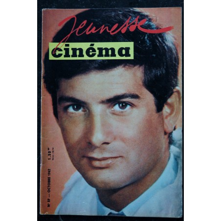 Jeunesse Cinéma  59  JC Brialy Spak Belmondo Wilson Montand P Petit A Delon R Schneider JC Pascal  - 1962 10