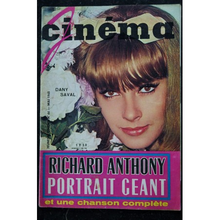 Jeunesse Cinéma 66 1963 05 Dany Saval Bardot Golf Drouot O. Despax Sheherazade MJ Nat 55 jours de Pekin M. Vitti L. Blondo Jeunesse Cinéma 66 1963 05 Dany Saval Bardot Golf Drouot O. Despax Sheherazade MJ Nat 55 jours de Pekin M. Vitti L. Blondo