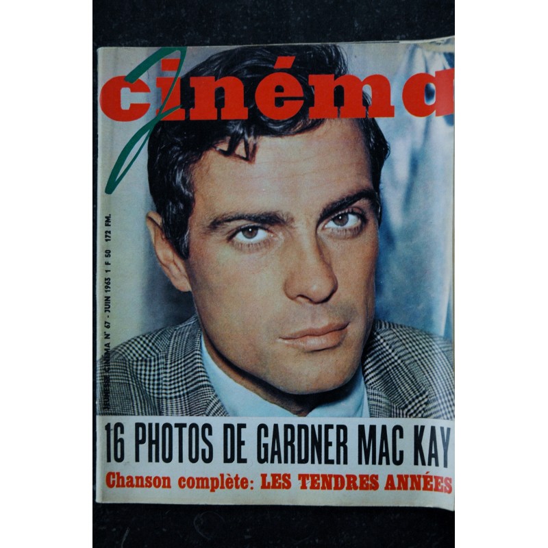 Jeunesse Cinéma  67 1963 06 Gardner Mac Kay Sophia Loren Jill Haworth Daniel Gelin Irène Chabrier H. Shapiro Johnny Laforet