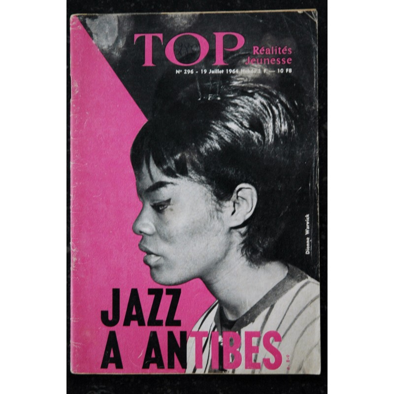 TOP Réalités Jeunesse 296  - 1964 07  Françoise MOREAU Jazz à Antibes - Terje Pedersen - Virginie Rodin