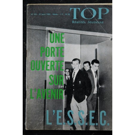 TOP Réalités Jeunesse 331 - 1965 03 L'ESSEC - Marion Cristiani - Nathalie Degand - Philippe Ogouz TOP Réalités Jeunesse 331 - 1965 03 L'ESSEC - Marion Cristiani - Nathalie Degand - Philippe Ogouz