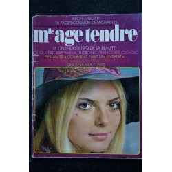 mademoiselle age tendre n°  60 1969 11 France Gall Sheila Dutronc Hardy CloClo Sylvie Adamo M. Mathieu