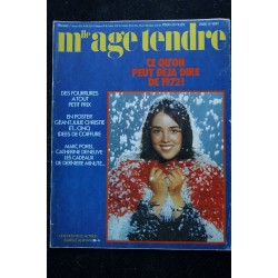 mademoiselle age tendre n°  86 1972 01 Isabelle Adjani Cover - Julie Christie Poster - Deneuve Mastroianni