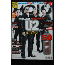 MOJO 4 Music Magazine  254  U2 - The WHO - Ginger Baker Anthrax & Public Enemy Coltrane Buzzcocks Wayne Coyne